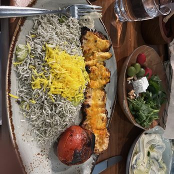 Rumi's Kitchen - Chicken Barg with fava bean and dill rice - Persian/Iranian Near Me - Alpharetta, Georgia Rumi's Kitchen - Chicken Barg with fava bean and dill rice - Persian/Iranian Near Me - Alpharetta, Georgia