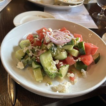 The Tavern - Watermelon feta salad - American Near Me - Salem, Massachusetts The Tavern - Watermelon feta salad - American Near Me - Salem, Massachusetts