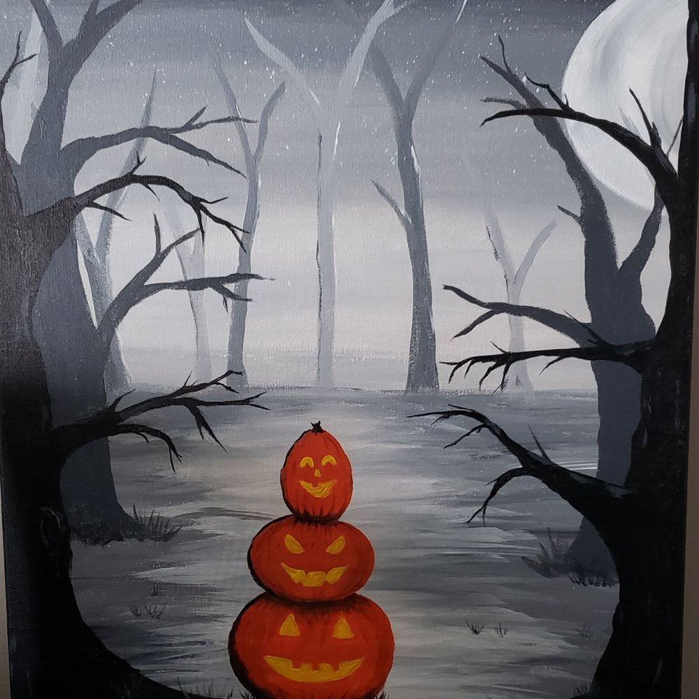 Painting With A Twist - My final painting - Art Classes Near Me - Indianapolis, Indiana