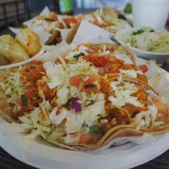 Tacos Baja - Fish tacos topped with spicy jalapeños = Droool - Seafood Near Me - Whittier, California Tacos Baja - Fish tacos topped with spicy jalapeños = Droool - Seafood Near Me - Whittier, California