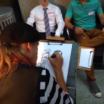 Dino DiArtist - Dino in action - Caricatures Near Me Dino DiArtist - Dino in action - Caricatures Near Me