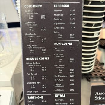 Lucky Goats Coffee - Menu as of April 2026 - Coffee & Tea Near Me - Kissimmee, Florida Lucky Goats Coffee - Menu as of April 2026 - Coffee & Tea Near Me - Kissimmee, Florida