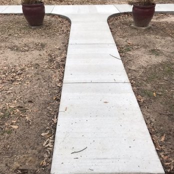 Genesis Fence - Great team on concrete duty, perfect match to existing sidewalk/patio - Fences & Gates Near Me