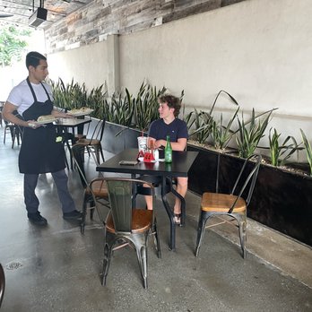Baja Fish Tacos - Covered outdoor seating, food delivered to the table - Seafood Near Me - Norco, California