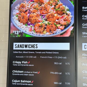 California Fish Grill - Menu - Seafood Near Me - El Segundo, California