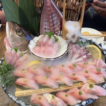 Chubby Sushi & Ramen - Whole Fish 1/2 sushi 1/2 sashimi - Sushi Bars Near Me - Brea, California