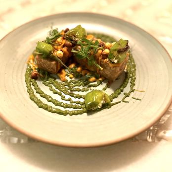Rania - Chana Masala Panisse, Wild Ramp Chutney, Tomato Tukku, Shishito Peppers -- absolutely delicious. - Wine Bars Near Me - Washington, DC, District of Columbia