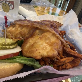 The Old Salty Dog - Chicken sandwich - Seafood Near Me - Sarasota, Florida The Old Salty Dog - Chicken sandwich - Seafood Near Me - Sarasota, Florida