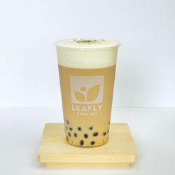 Leafly Boba Bar - Leafly Milk Tea w/Salted Crema