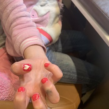 Exotic Nails Spa - Sparkles and a design made for a very happy girl! - Nail Salons Near Me - Noblesville, Indiana Exotic Nails Spa - Sparkles and a design made for a very happy girl! - Nail Salons Near Me - Noblesville, Indiana