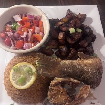 Azara Kitchen - Jollof fish plantain - African Near Me - New York, New York