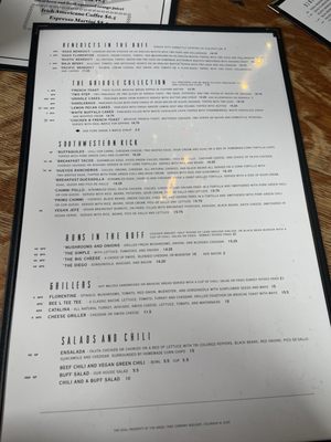 Menu photo 8 The Buff Restaurant Boulder, CO