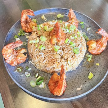 Amazing Basil - Salty Egg Yolk Fried Rice w/ Tiger Shrimp $26 - Asian Fusion Near Me - Fremont, California Amazing Basil - Salty Egg Yolk Fried Rice w/ Tiger Shrimp $26 - Asian Fusion Near Me - Fremont, California