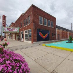 The Native Nook - Native Nook is right next to the Times Theater. They recently added this great building side mural.