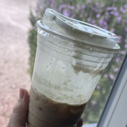 Rusted gold with cold foam