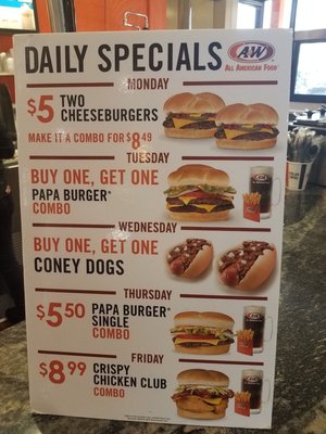 Menu photo 8 A&W Restaurant San Rafael, CA Menu photo 8 A&W Restaurant San Rafael, CA