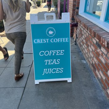Crest Cafe - Crest coffee sign - Cafes Near Me - San Diego, California Crest Cafe - Crest coffee sign - Cafes Near Me - San Diego, California