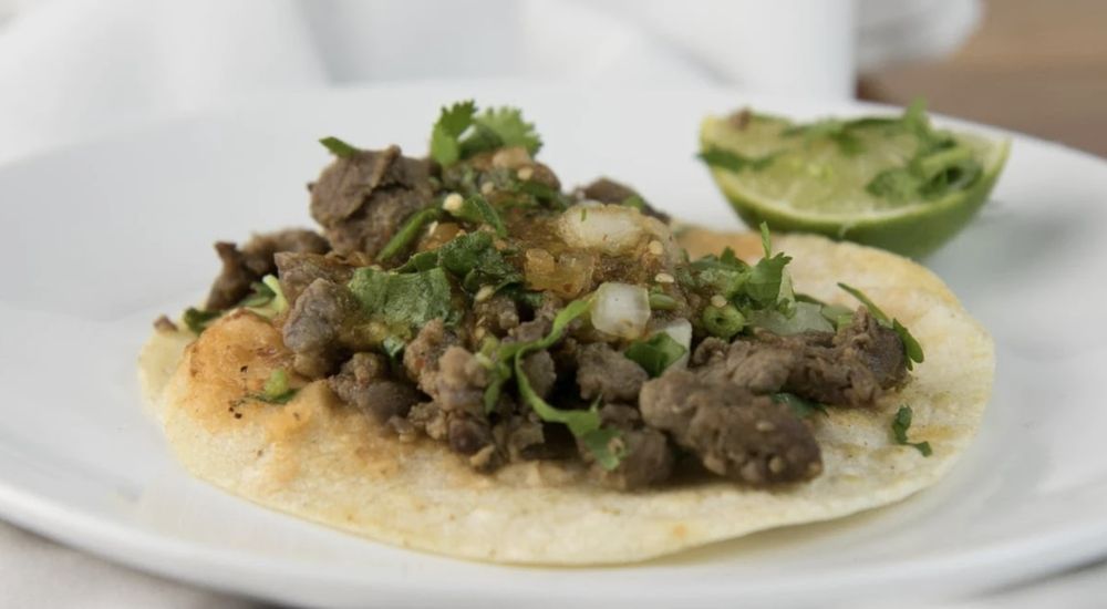 Food from Tacos Don Francisco