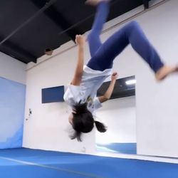 CA Tricking - Flashkick. Like what Guile does in Street Fighter.