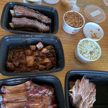 Harris BBQ - Oak smoked beef ribs, burnt ends, brown sugar pork ribs and brisket (sides of mashed potatoes, beans, cole slaw and cornbread) - Barbeque Near Me - Coalinga, California Harris BBQ - Oak smoked beef ribs, burnt ends, brown sugar pork ribs and brisket (sides of mashed potatoes, beans, cole slaw and cornbread) - Barbeque Near Me - Coalinga, California
