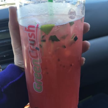 Green Crush - Mixed fruit and cucumber lime! - Juice Bars & Smoothies Near Me - Cerritos, California Green Crush - Mixed fruit and cucumber lime! - Juice Bars & Smoothies Near Me - Cerritos, California