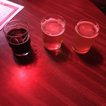 Front Range Barbeque - My beer tasting lineup - Barbeque Near Me - Colorado Springs, Colorado