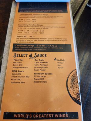 Menu photo 5 Atlas Tavern Columbus, OH
