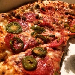 Chanello's Pizza - Pepperoni & jalapeño pizza