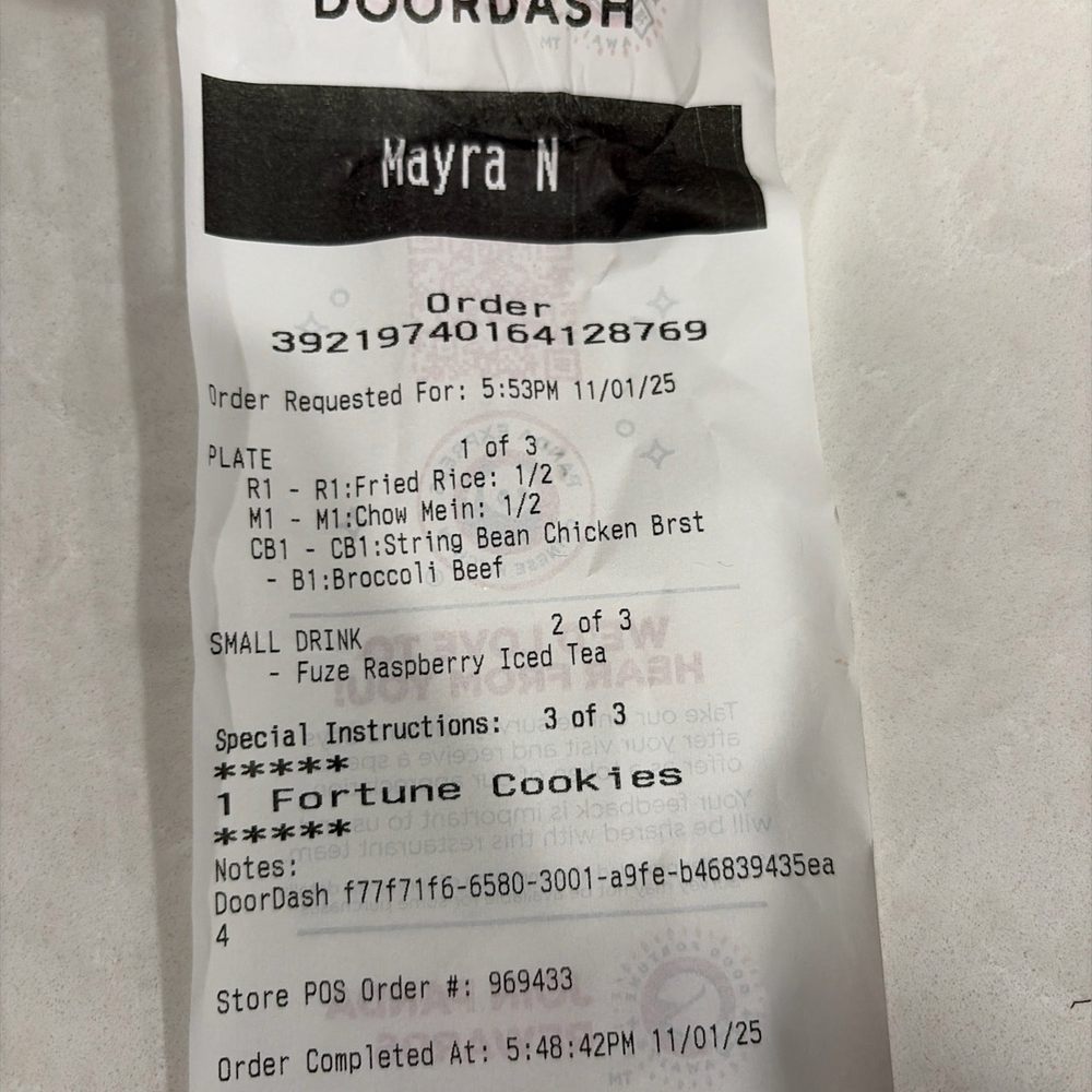 Panda Express - What I ordered vs what I got - Fast Food Near Me - Canby, Oregon