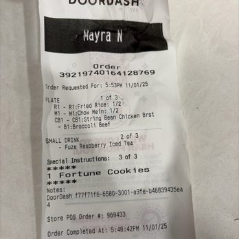 Panda Express - What I ordered vs what I got - Fast Food Near Me - Canby, Oregon