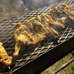 Roasted butterflied chicken