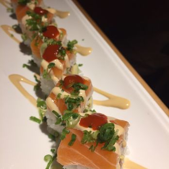 Akebono - Salmon lover's roll. - Japanese Near Me - Sacramento, California Akebono - Salmon lover's roll. - Japanese Near Me - Sacramento, California