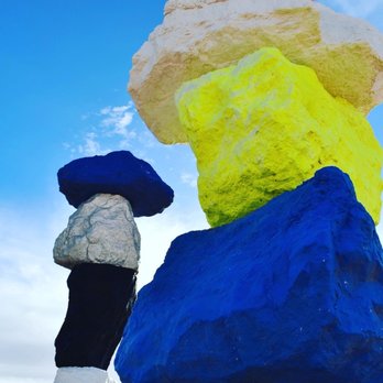Seven Magic Mountains - Public Art Near Me - Las Vegas, Nevada Seven Magic Mountains - Public Art Near Me - Las Vegas, Nevada