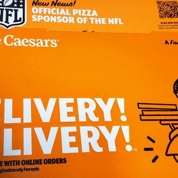 Little Caesars Pizza - a delivery man on a scooter - Pizza Near Me - Alpharetta, Georgia Little Caesars Pizza - a delivery man on a scooter - Pizza Near Me - Alpharetta, Georgia