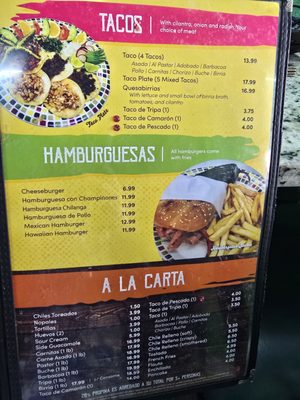 Menu photo 5 Las Hijas De La Chilanga Denver, CO