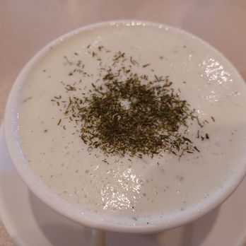 The French House - Cold Cucumber Soup - bowl. - Coffee & Tea Near Me - Houston, Texas The French House - Cold Cucumber Soup - bowl. - Coffee & Tea Near Me - Houston, Texas