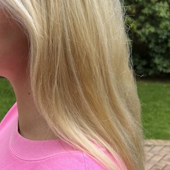 Salon Nouveau - Yellow and orangy blonde - Hair Salons Near Me - Plainview, New York