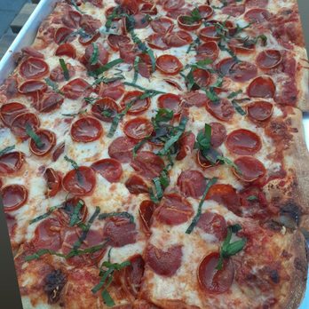 Pizzasaurus Rex - Pepperoni cheese basil leafs fresh tomatoes on a delicious dough - Pizza Near Me - Sacramento, California