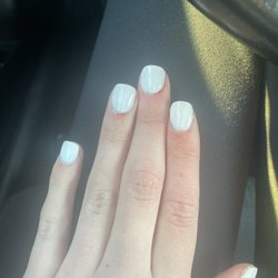 Beauty Nail Spa - Ring finger and middle finger cuticles are bleeding