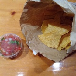 Boojum - Not enough salsa for the amount of chips