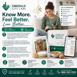 Emerald City Labs - Find out what may be causing discomfort from th inside out. Discover sensitivities with personalized DNA insights for food & pet reactions.