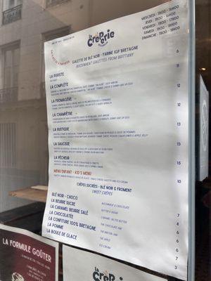 Menu photo 4 Creperie Le Bolee Paris, 75