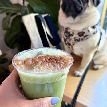Golden Goat Coffee - Banana Bread Matcha (Oat Milk) - Coffee & Tea Near Me - San Francisco, California Golden Goat Coffee - Banana Bread Matcha (Oat Milk) - Coffee & Tea Near Me - San Francisco, California