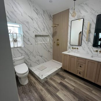 Pure Renovations Socal - MASTER BATHROOM BEFORE GLASS AND FINISHES - General Contractors Near Me Pure Renovations Socal - MASTER BATHROOM BEFORE GLASS AND FINISHES - General Contractors Near Me