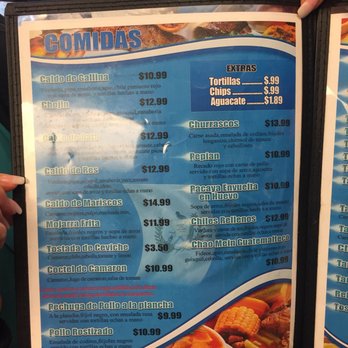 Restaurante Guatemalteco - Menu 8/15/18 - Latin American Near Me - Indianapolis, Indiana Restaurante Guatemalteco - Menu 8/15/18 - Latin American Near Me - Indianapolis, Indiana