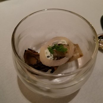 Luce - Amuse bouche Some kinda mushroom radish. Really good - Wine Bars Near Me - San Francisco, California Luce - Amuse bouche Some kinda mushroom radish. Really good - Wine Bars Near Me - San Francisco, California