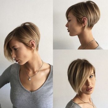 Indigo Hair Studio - This photo is of a hair model and the style I requested and the color as well but was told moments after sending my photo of myself. - Hair Salons Near Me - Albuquerque, New Mexico