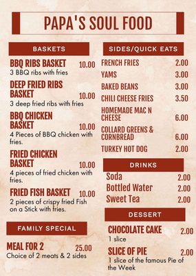 Papa Soul Food kitchen pdx mobile by null