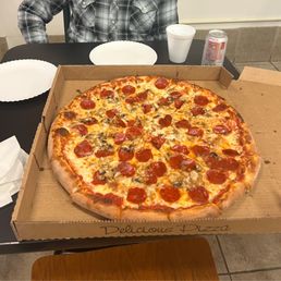 They have one size I measured 18 " diameter!