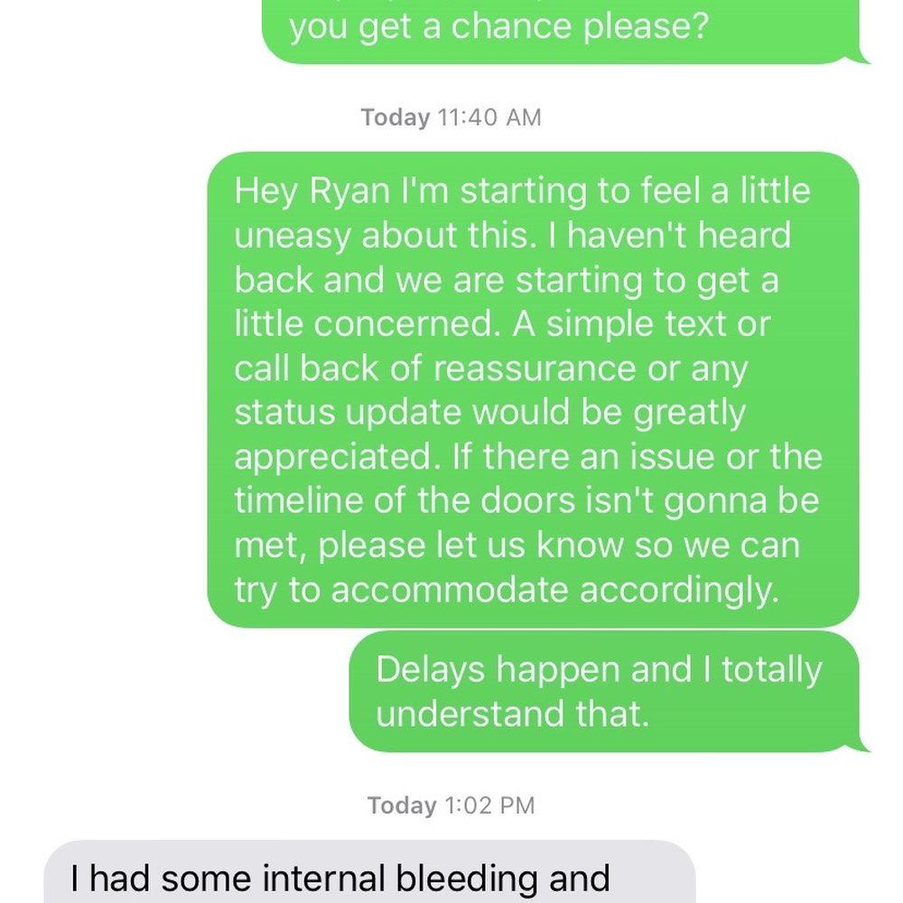 Petrich Painting and Remodeling - a text message from a dog - Painters Near Me - Austin, Texas